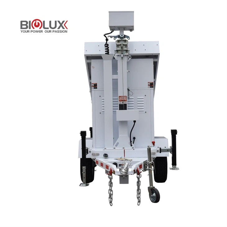 Off-Grid Solar CCTV Surveillance Trailers