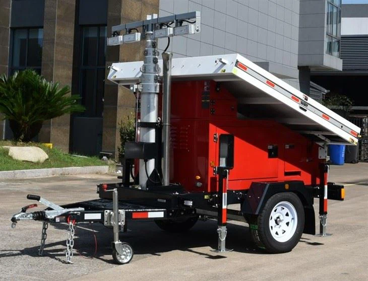 EU Standard Mobile Solar Trailer