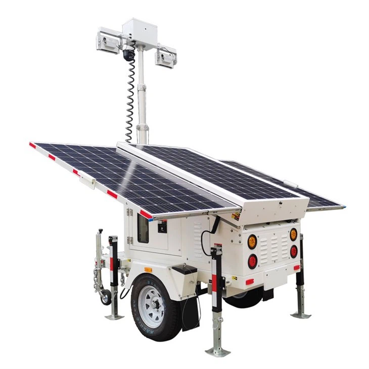 Solar Security Camera Trailer