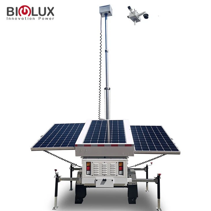 Solar Security Camera Trailer
