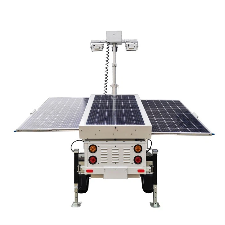 Solar Security Camera Trailer