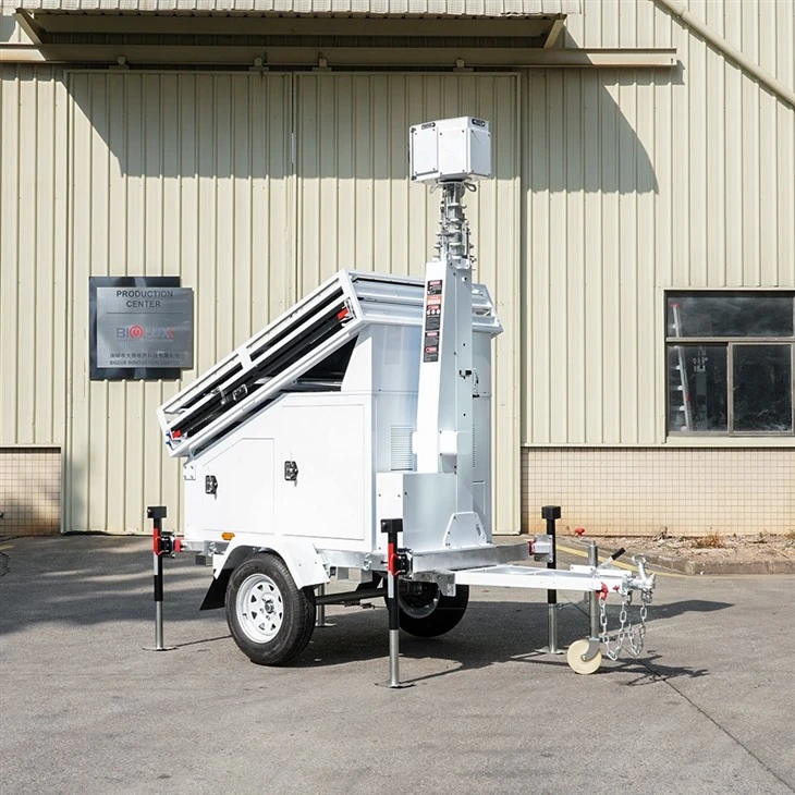 Solar Mobile Surveillance Tower Trailer suppliers